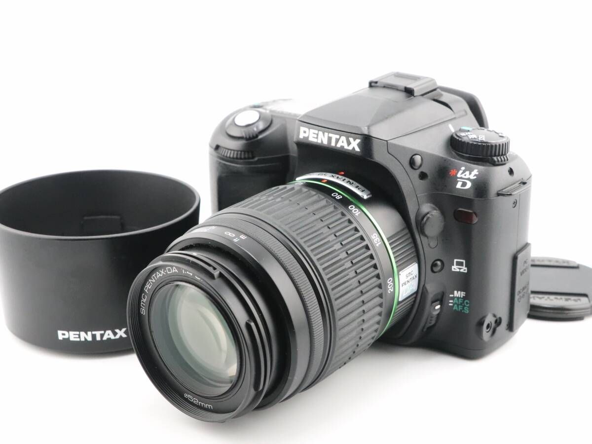 ペンタックス PENTAX ist D ブラック ボディ SMC PENTAX-DA 50-200mm F4-5.6 ED W0644＃2609