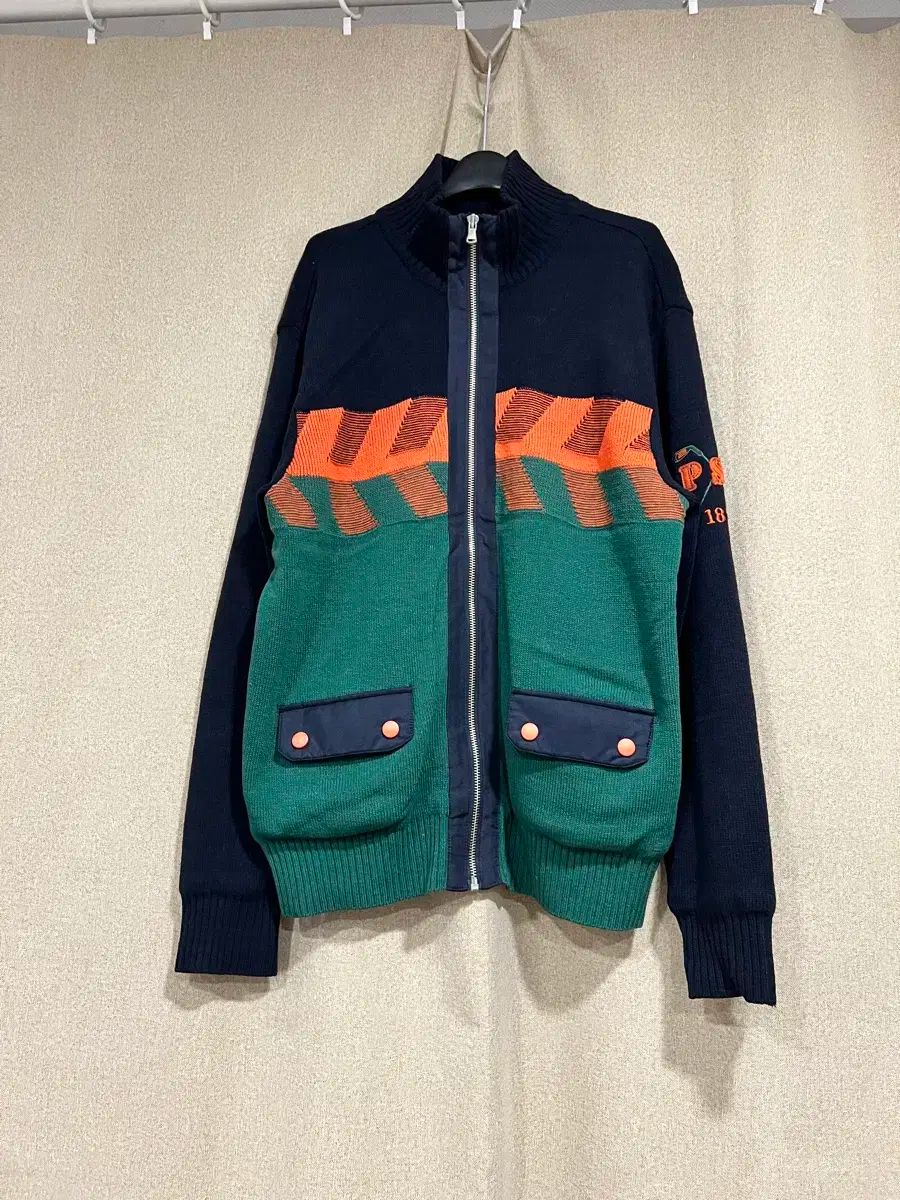 【雷市場（ポンジャン）商品韓国直送】 コスト 27 1万ウォン PASSARDI(パサディ) PASSARDI 防風 ウール 100 ニット ジップアップ 95