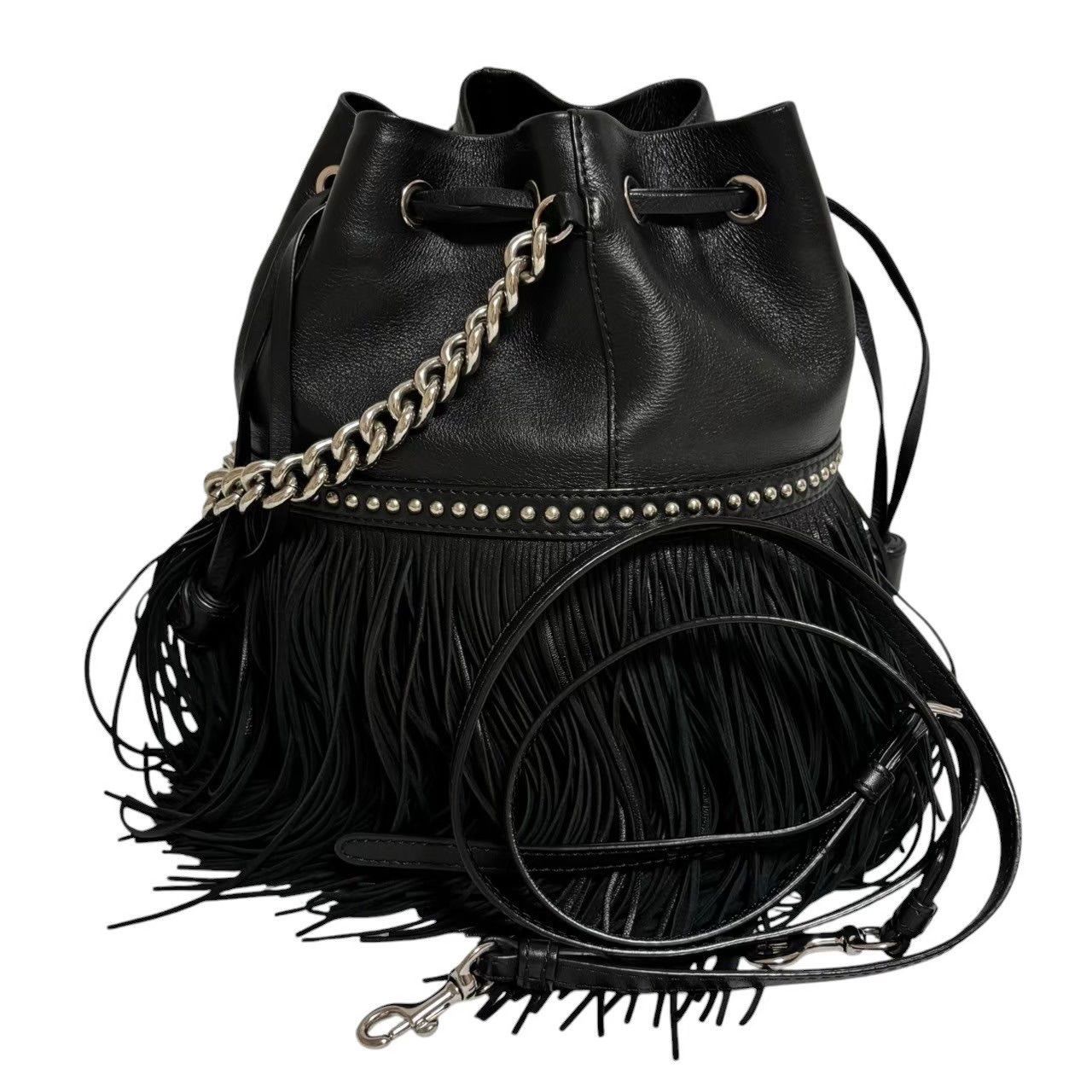 J&M DAVIDSON ジェイアンドエムデヴィッドソン ハンドバッグ 黒