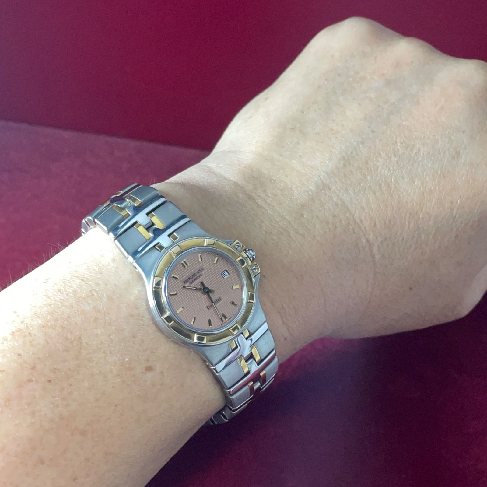 未使用 RAYMOND WEIL パルシファル 純正SSベルト スイス製