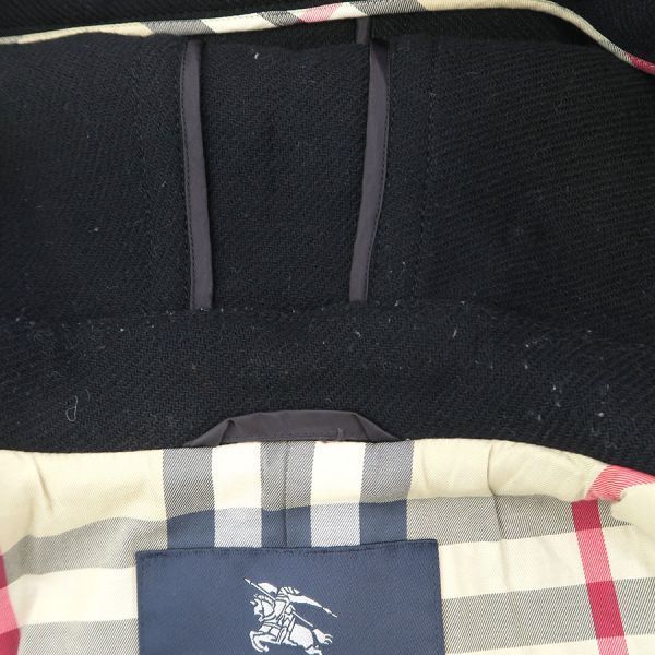 BURBERRY バーバリー　コート　ブラック　アンゴ　レディース　美品　38 バーバリー コート 黒 38 レディース - メルカリ