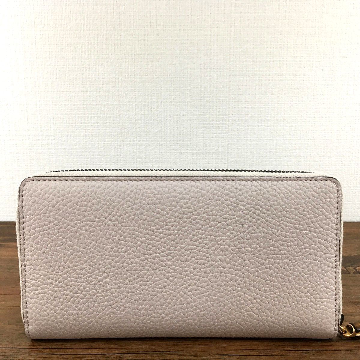 392 送料込み！ 極美品 GUCCI ジップウォレット 739499 バンブー