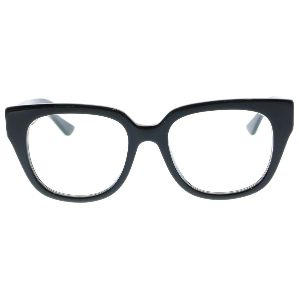 GUCCI グッチ ウェリントン 黒フチ メガネフレーム ブラック クリア GG0037O 度入り