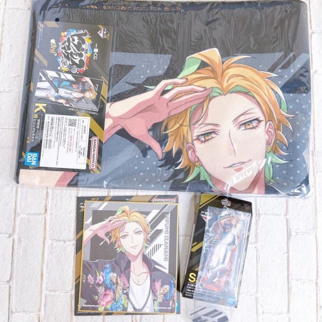 ヒプノシスマイク 一番くじ 3rd 伊弉冉 一二三 セット K賞 ビジュアルタオル S賞 ホログラムアクリルスタンド T賞 ミニ色紙