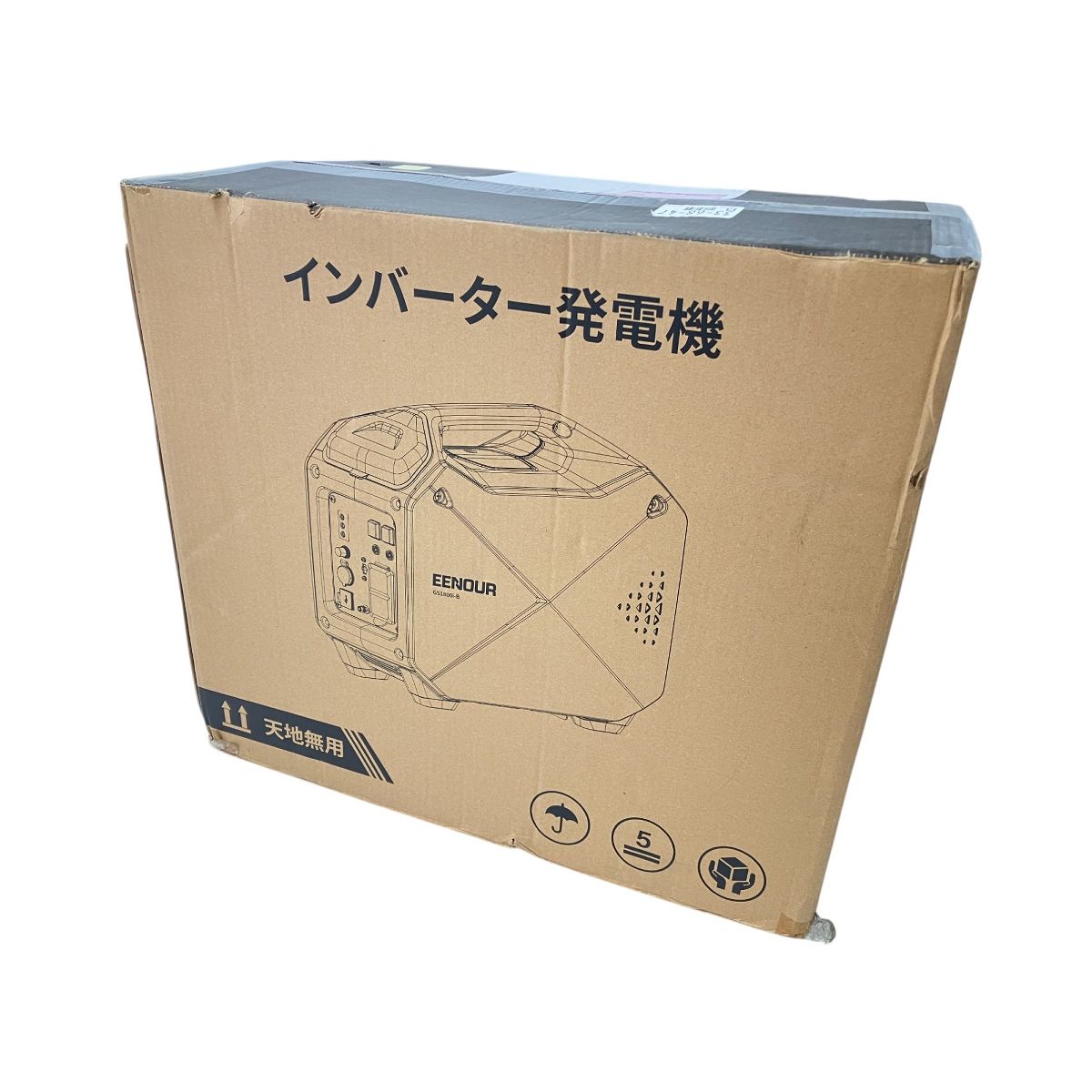 EENOUR GS1800i-B 発電機 PRO 発電機 ポータブル カセット インバータ W9952238