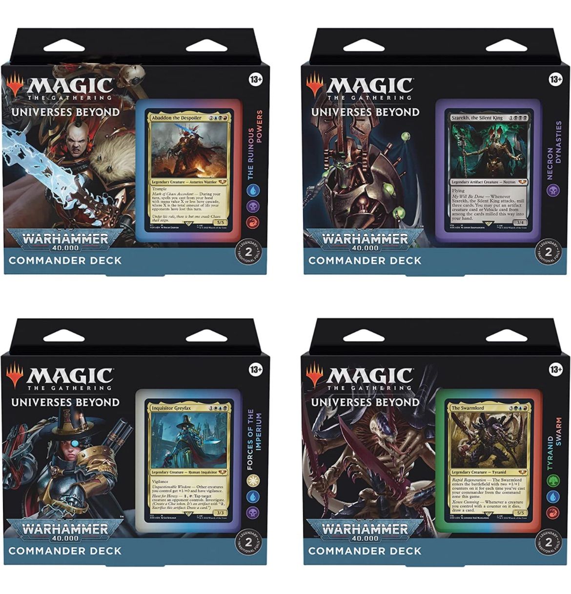 MTG バルダーズゲートの戦い 統率者デッキ 4種類 日版