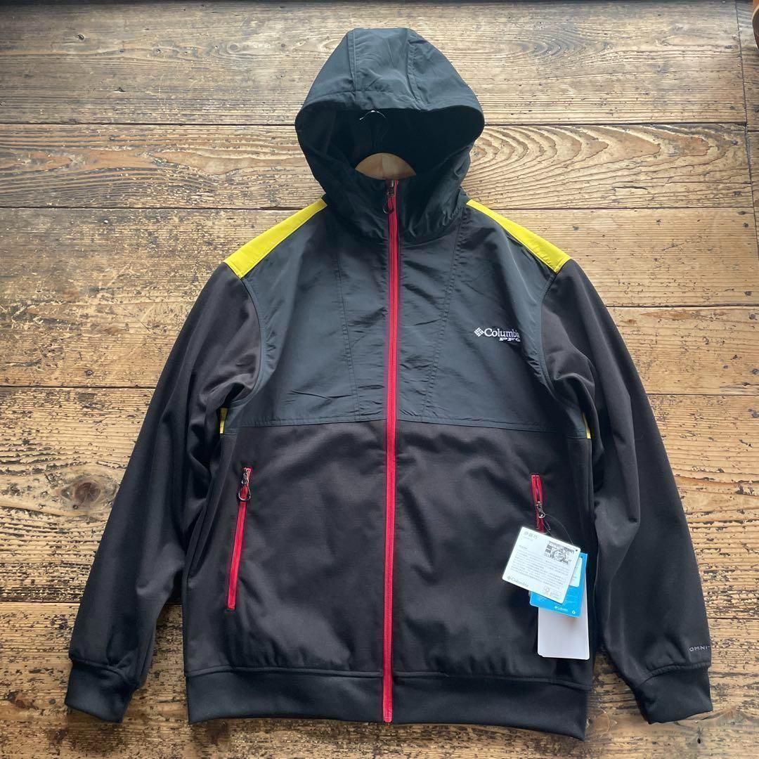 新品 コロンビアPFG x 伊藤巧 フーディーJKT 黒 ブラック 釣り バス