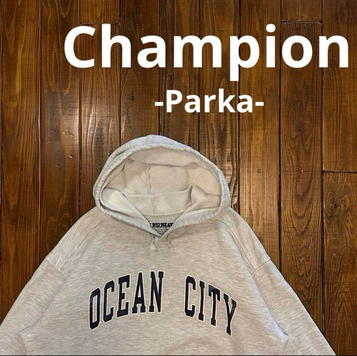 Champion チャンピオン OCEAN CITYロゴパーカー