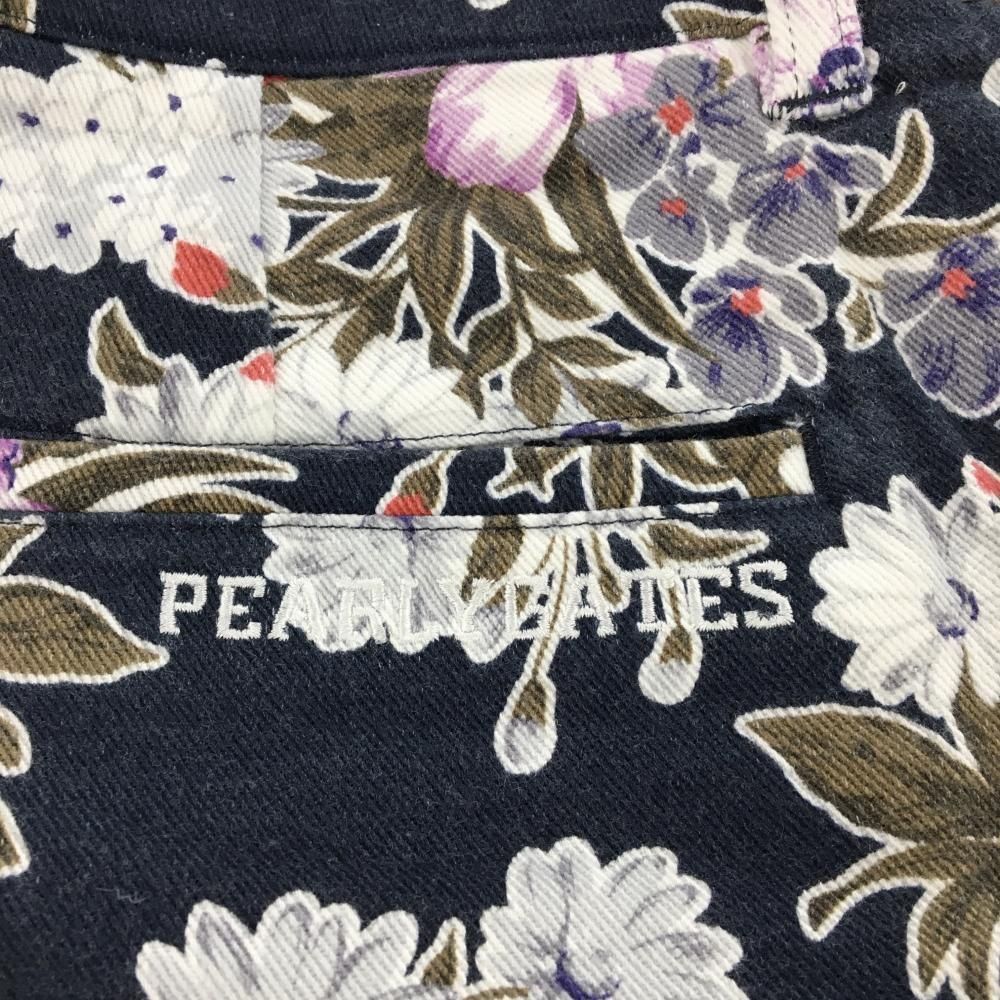 サイズ：0 PEARLY GATES パーリーゲイツ  ショートパンツ 花柄 ネイビー系 [240101417904] ゴルフウェア レディース ストスト PEARLY GATES パーリーゲイツ ショートパンツ 花柄 ネイビー系