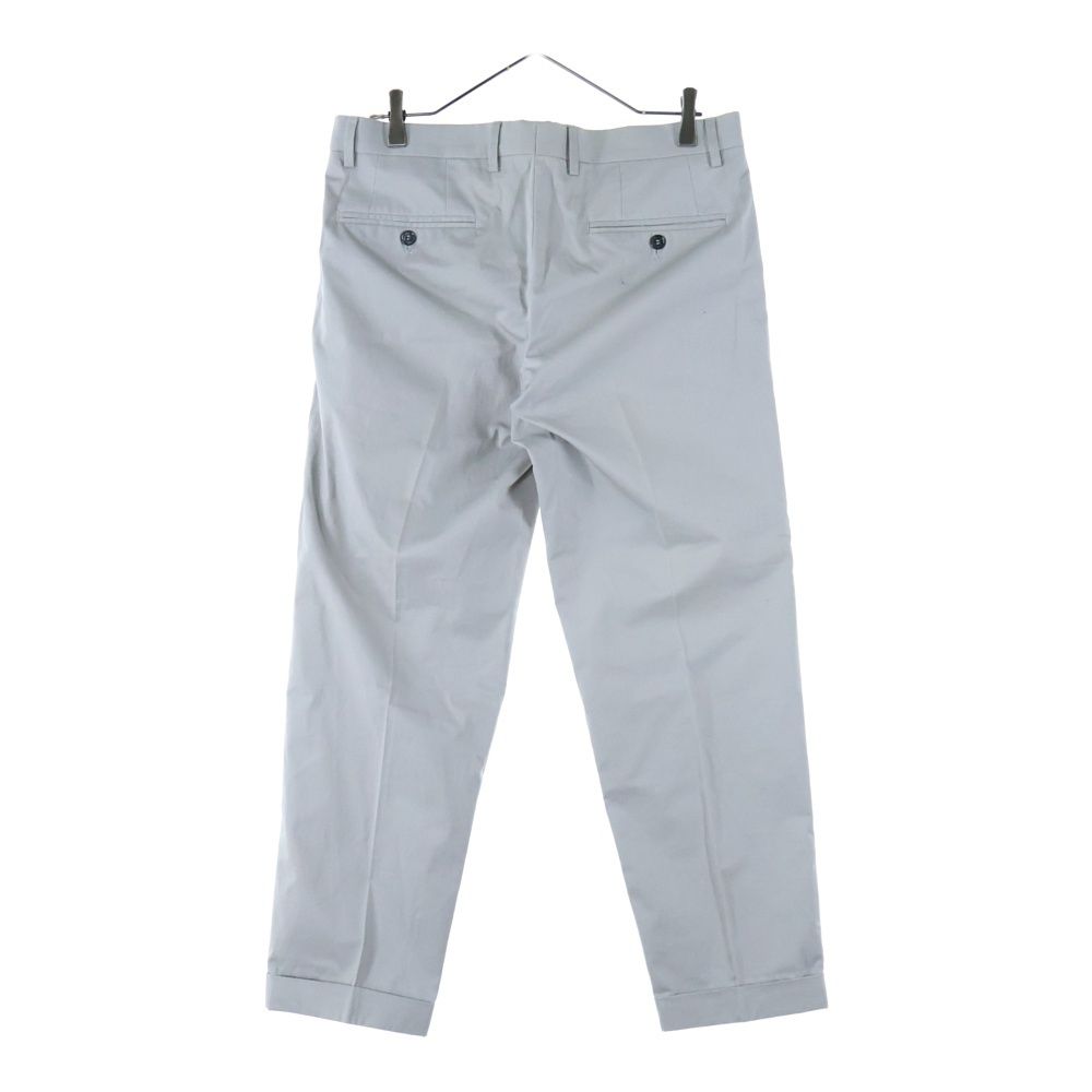 DOLCE - GABBANA ドルチェアンドガッバーナ コットン スラックス ストレートパンツ グレー