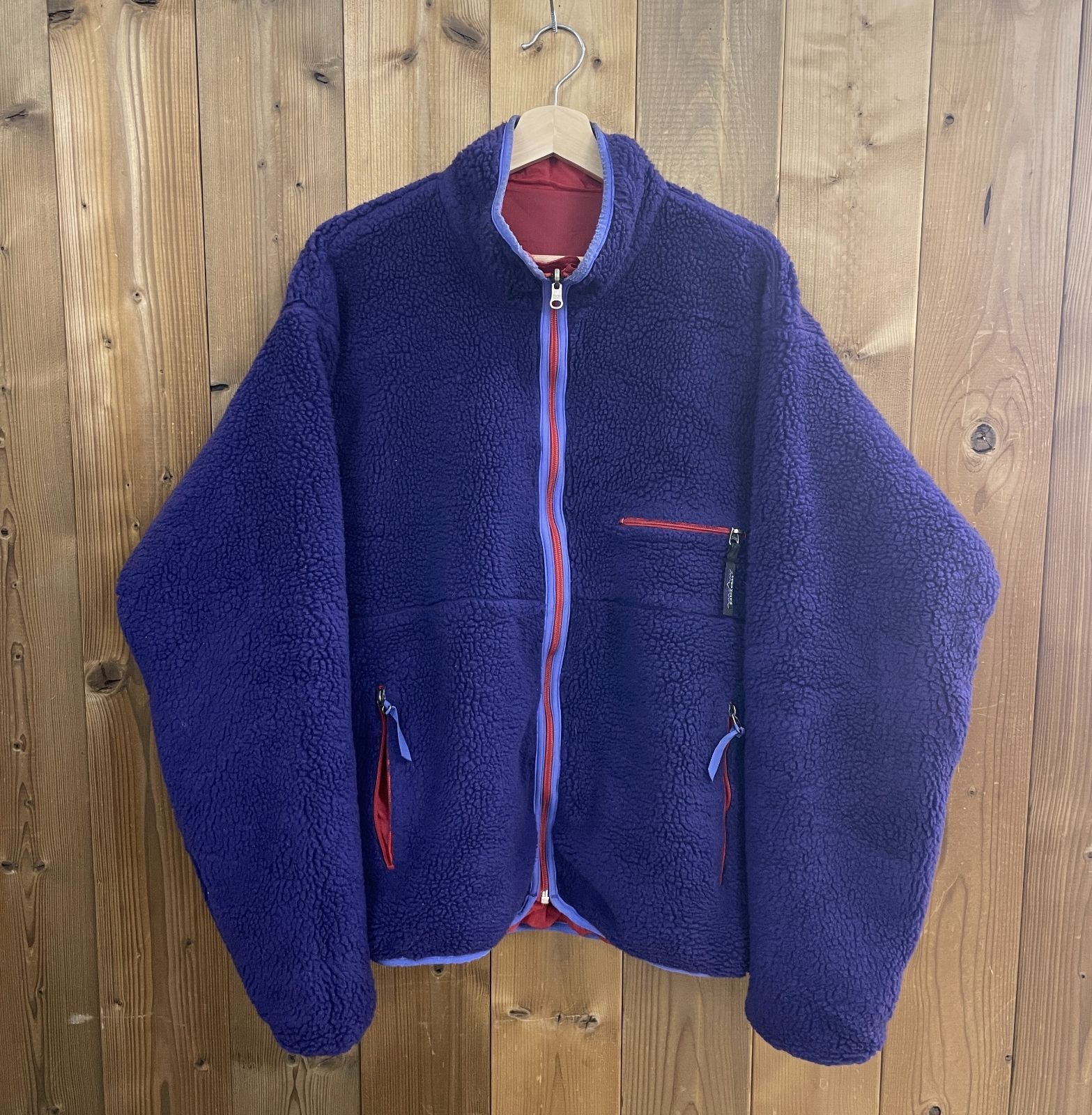 90s USA製 patagonia グリセード ジャケット エッグプラント フレンチ