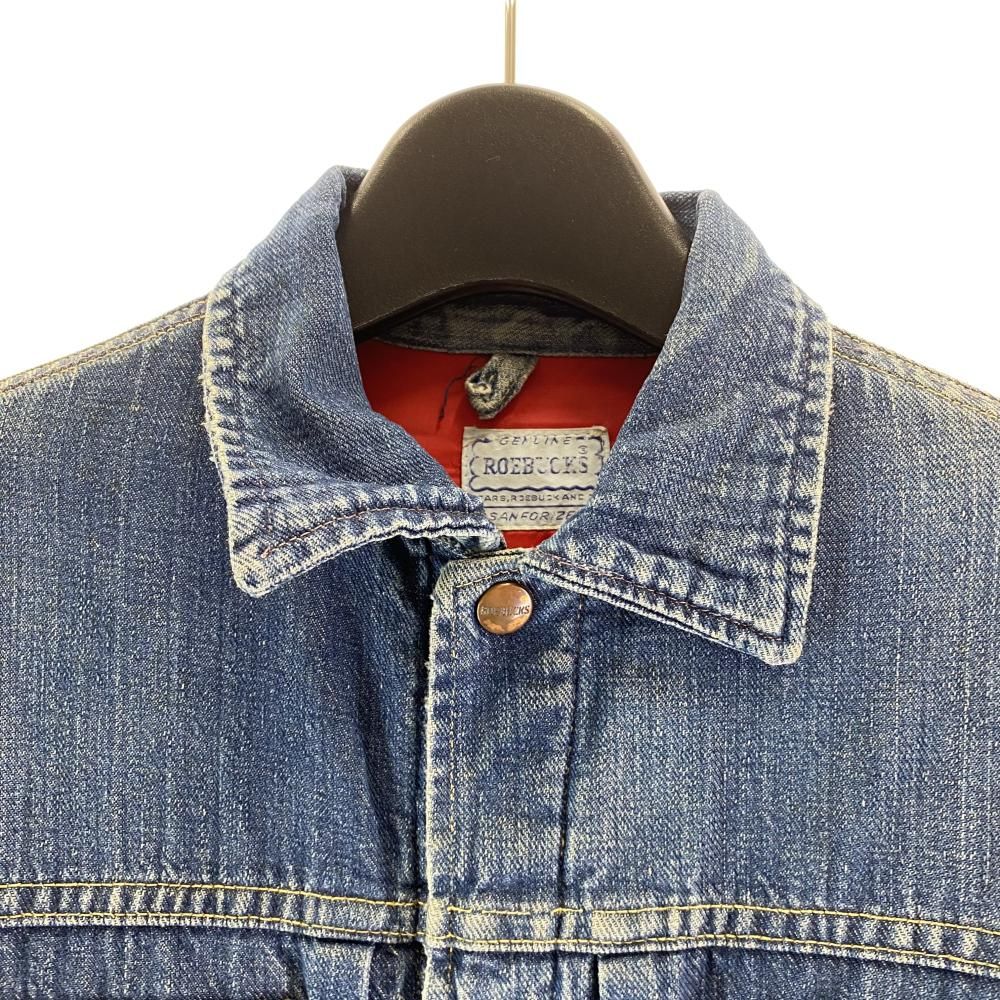 中古】60s Sears ROEBUCKS デニムジャケット サイズ表記無し