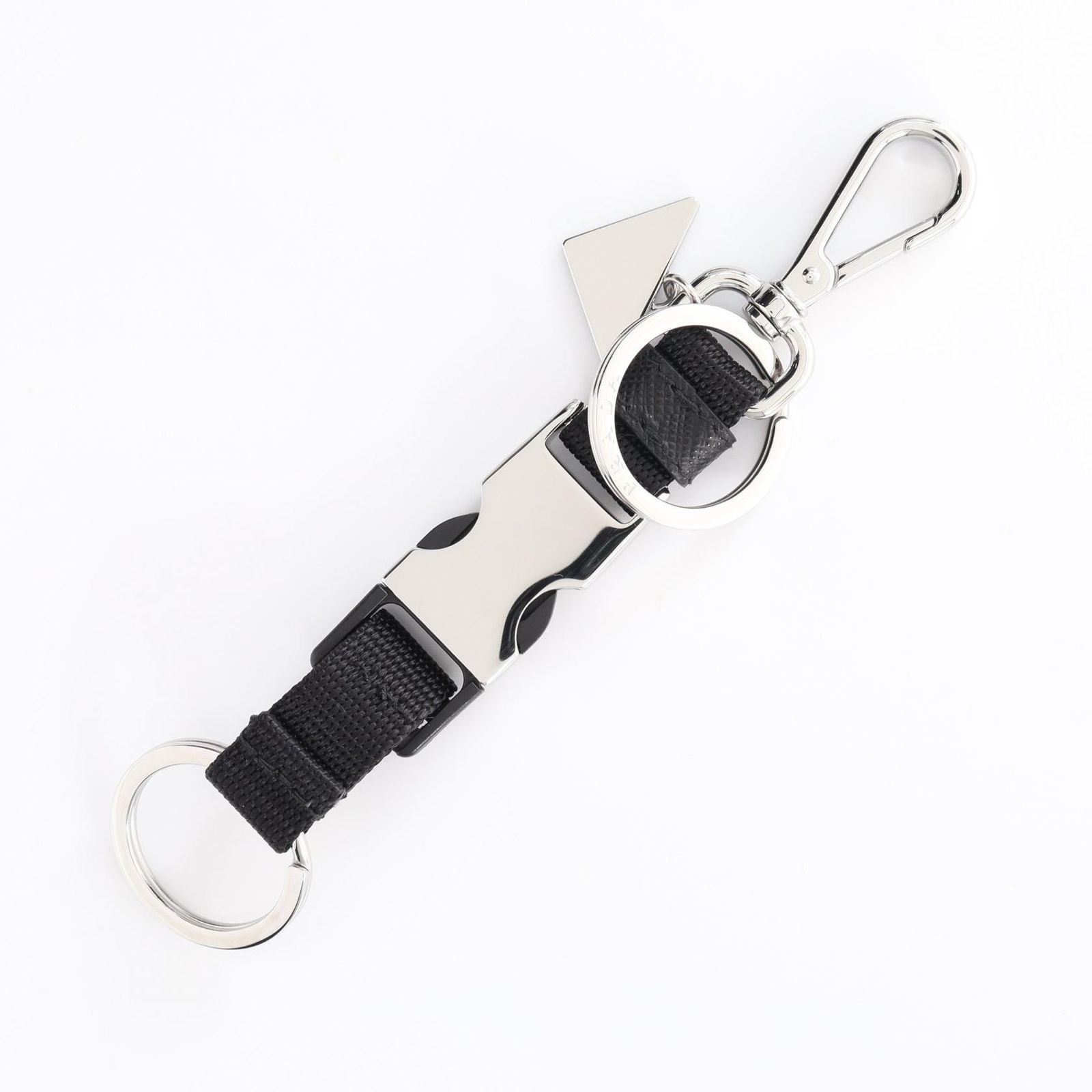 プラダ PRADA チャーム 2PT0132DMNF0002 ブラック ナイロン  