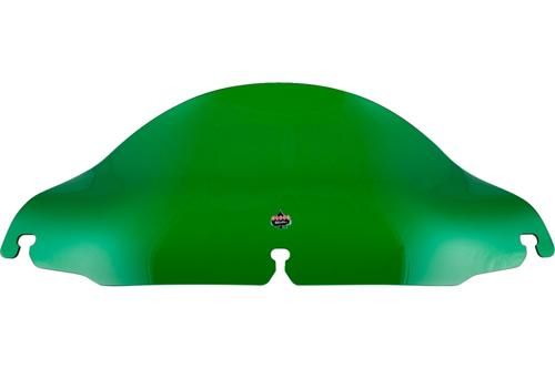 KOLOR FLARE ウインドシールド 6.5インチ グリーン 1996〜13年FLHT FLHX