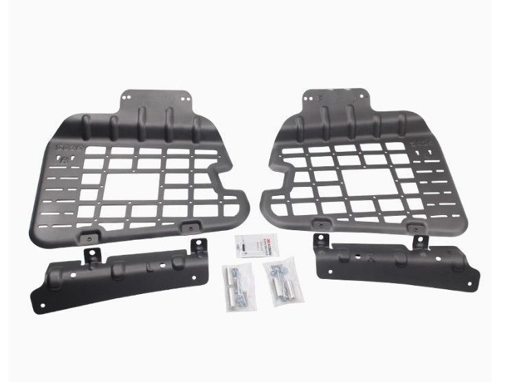 三菱 パジェロ V93|V97 アルミニウム リアトランク 収納パネル アクセサリー アウトドア便利 内装パーツ サイド2個セット