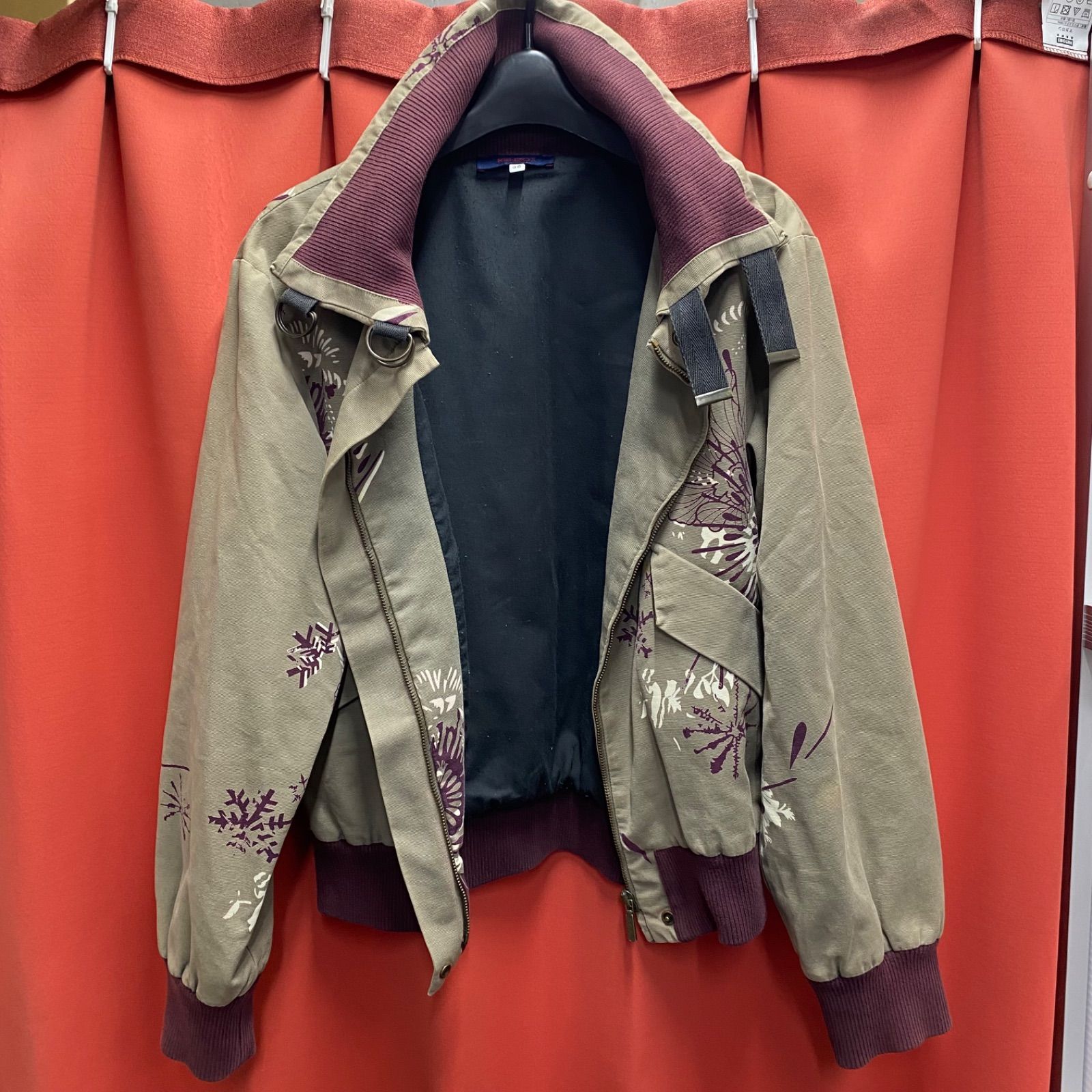 KENZO ケンゾー ジャケット ブルゾン タートルネック クロップド