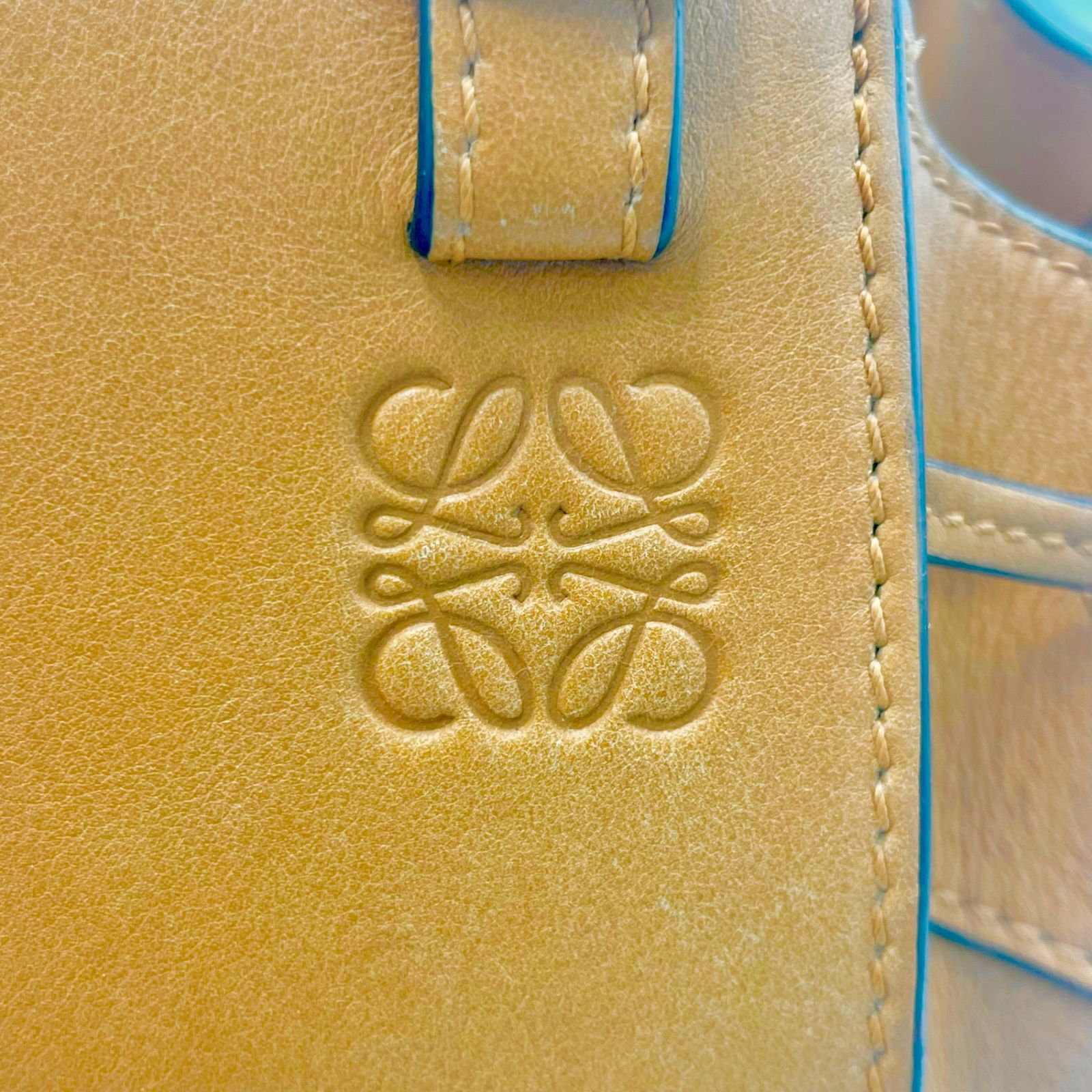 【真贋判定済】 LOEWE ハンモック ドローストリングミニ ショルダーバッグ ベージュ B0920BEGED