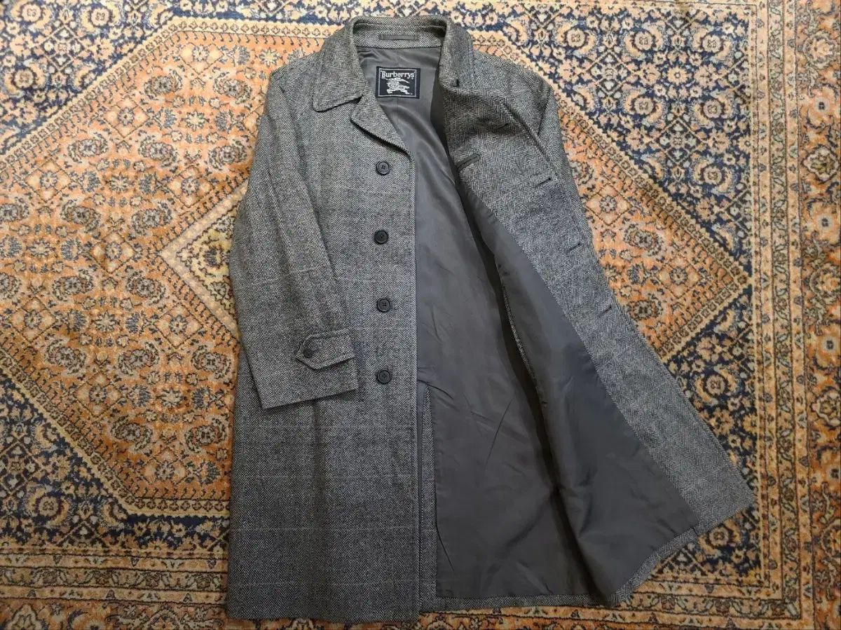 BURBERRY(バーバリー ) ツイードコート 87年製】Burberrys バーバリー