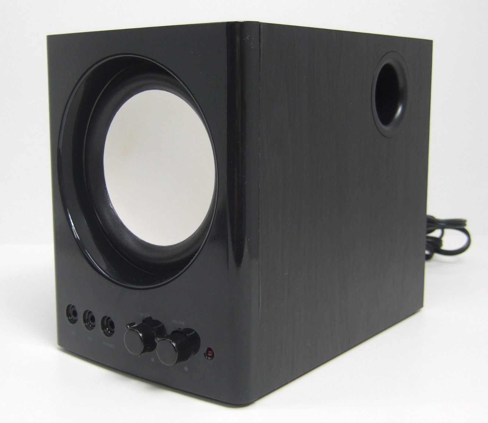 ELECOM 木のスピーカー 25W サブウーファー付 ELECOM 木のスピーカー 25W サブウーファー付 ELECOM 木の