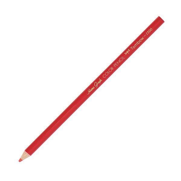 1ダース（12本）×5セット〕 トンボ鉛筆 色鉛筆 1500単色 しゅいろ Tombow-