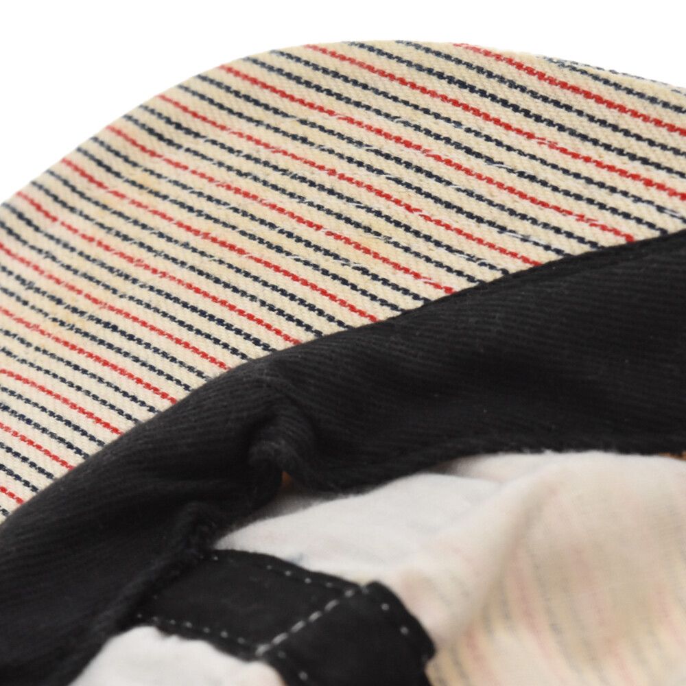 SUPREME (シュプリーム) 09AW Striped Denim MFG Leather Patch