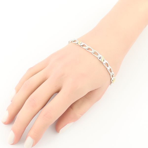 ティファニー ブレスレット フラットリンク チェーン シルバー