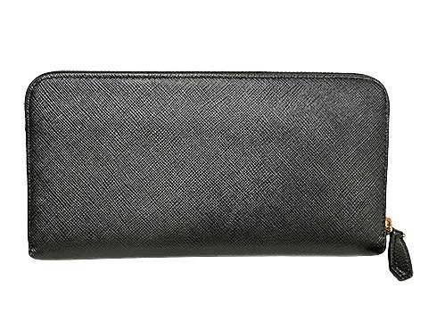 PRADA プラダ 小物 財布 長財布 ウォレット ラウンドファスナー レザー ブラック 1ML506_S10_セルモアから _s-0099-r10