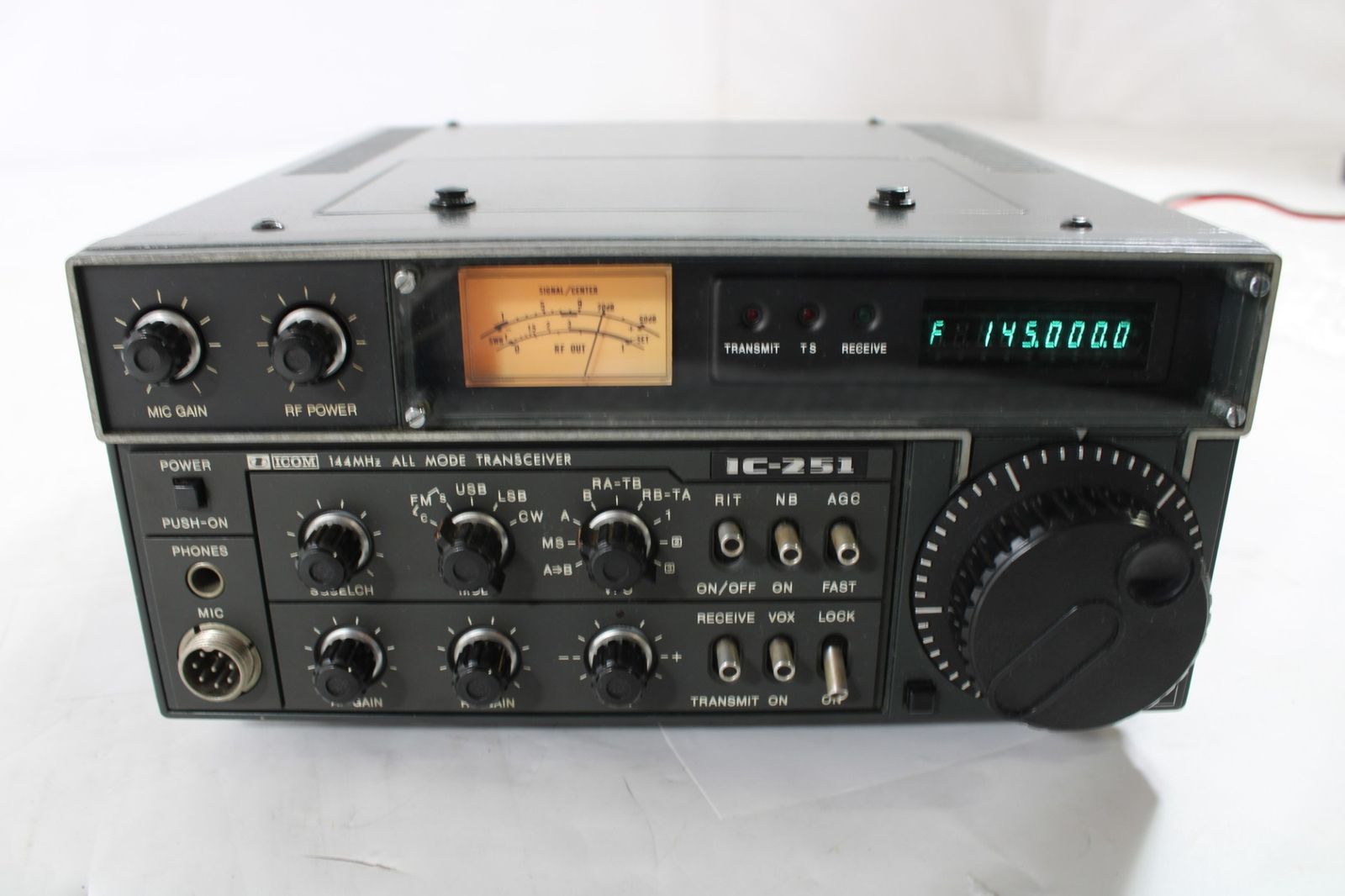 現状品 アイコム トランシーバー IC-251 オールモード 無線機アマチュア ICOM IT2NSJT6XRQ8-H00-byebye