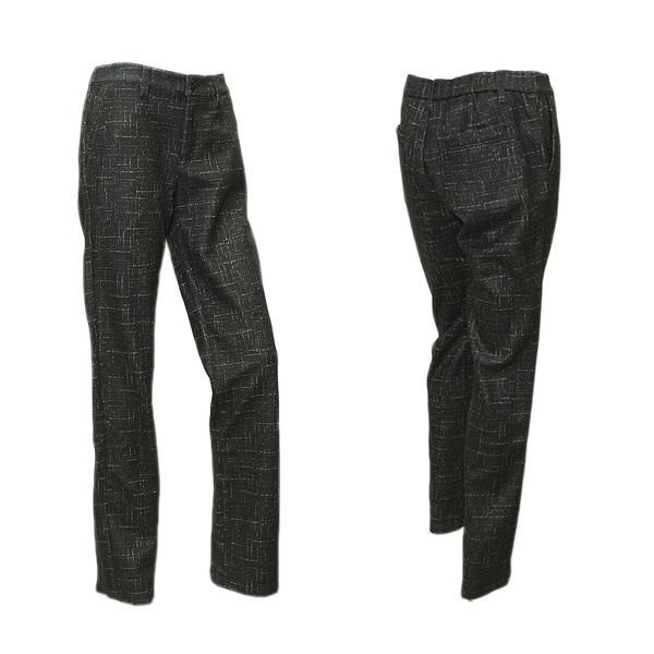 ムニタルプ MUNITALP レディース 秋冬 保温 吸湿発熱 D F ツイードプリント 裏フリースパンツ 005-73211aw