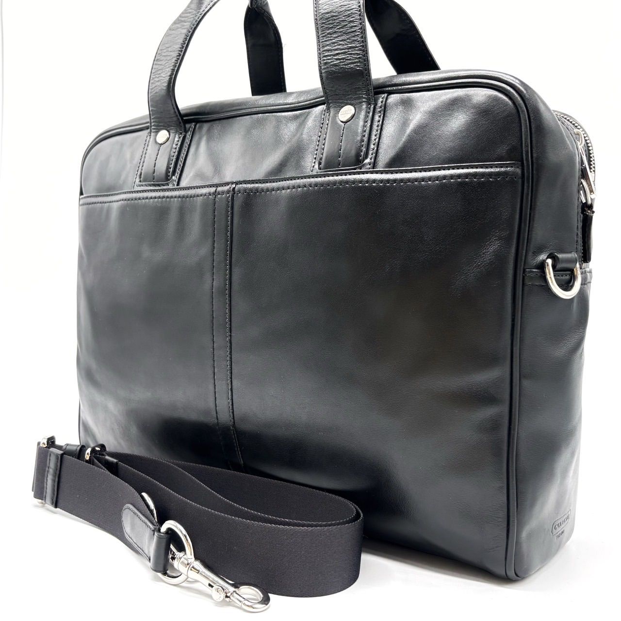 コーチ 2way ショルダーバッグ A4収納可能 ビジネス 斜め掛け 黒 コーチ 2way ショルダーバッグ A4収納可能 ビジネス 斜め掛け 黒