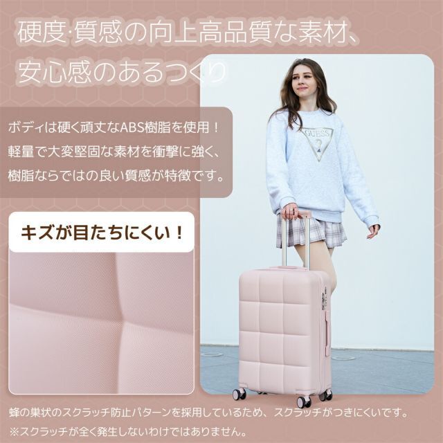 種類17：Mサイズ/グレー スーツケース TANOBI キャリーバッグ キャリー