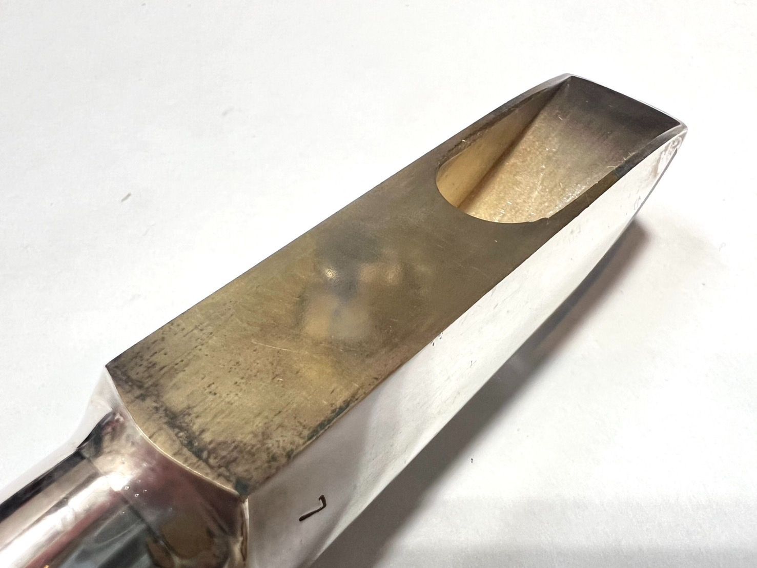 ヤナギサワ バリトンサックス用 メタルマウスピース 6番 【中古