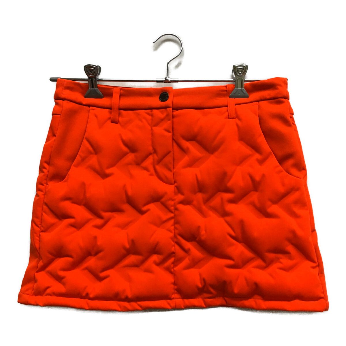 【新品未使用】DESCENTE GOLF レディーススカート S オレンジ 中古 レディース デサントゴルフ DESCENTE GOLF スカート S オレンジ