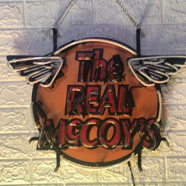 The Real Mecoy's ネオンサイン 壁掛け 置物 室内装飾 ネオン The Real Mecoy's」 ネオンサイン ネオン看板 ネオン管