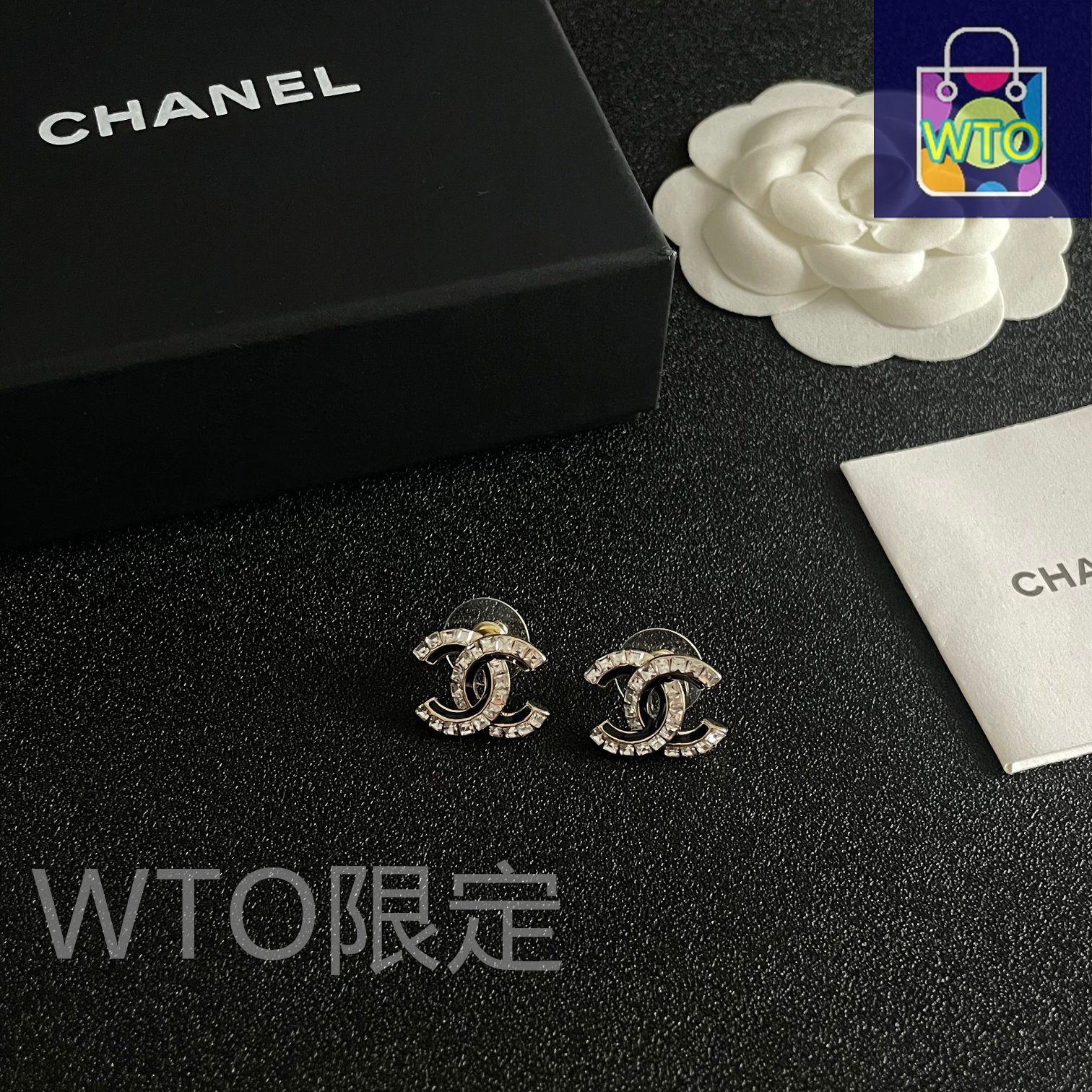 CHANEL・ピアス ヴィンテージ VINTAGE CHANEL/シャネル】pierce logo(両耳)（ピアス（両耳用