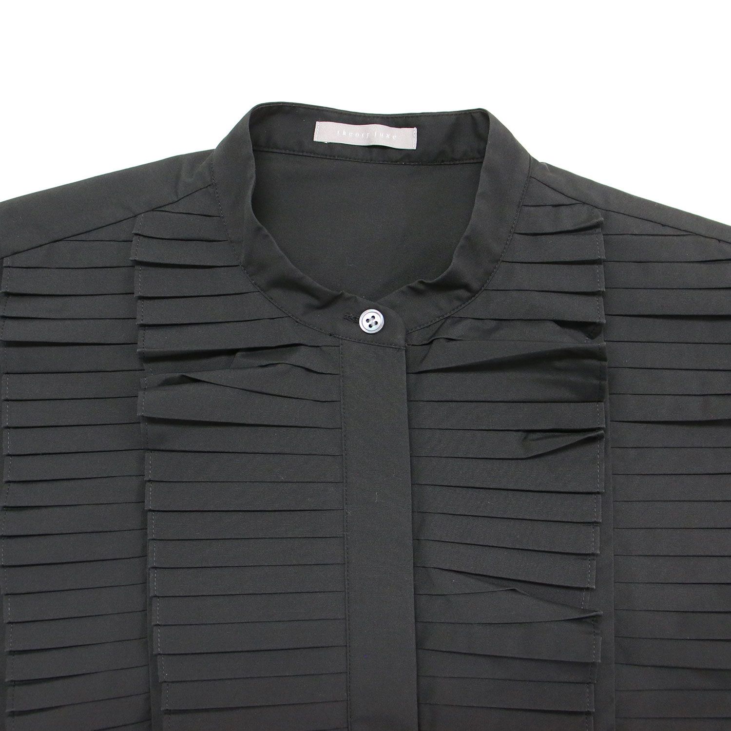 theory luxe セオリーリュクス シャツ ブラック 黒 サイズ:38(M