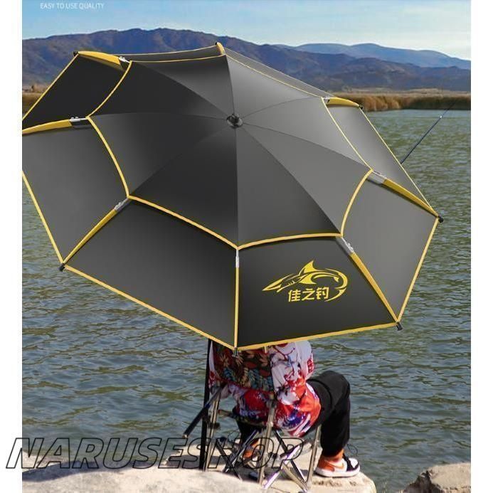大好評 釣り用傘 パラソル 壊れにくい フィッシング ビーチ用 360度回転 収納袋付き 釣り堀 角度調節 通気 風抜き UVカット 日除け 遮光断