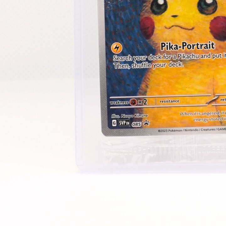 ゴッホピカチュウ 085 SVP EN Pokemon Pikachu with Grey Felt Hat SVP-EN/085 Van Gogh Promo