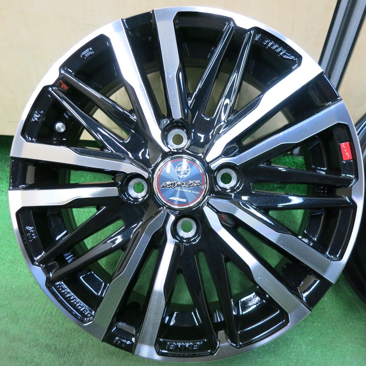 送料無料] キレイ！2本☆SMACK ENKEI CREST 共豊 スマック エンケイ  