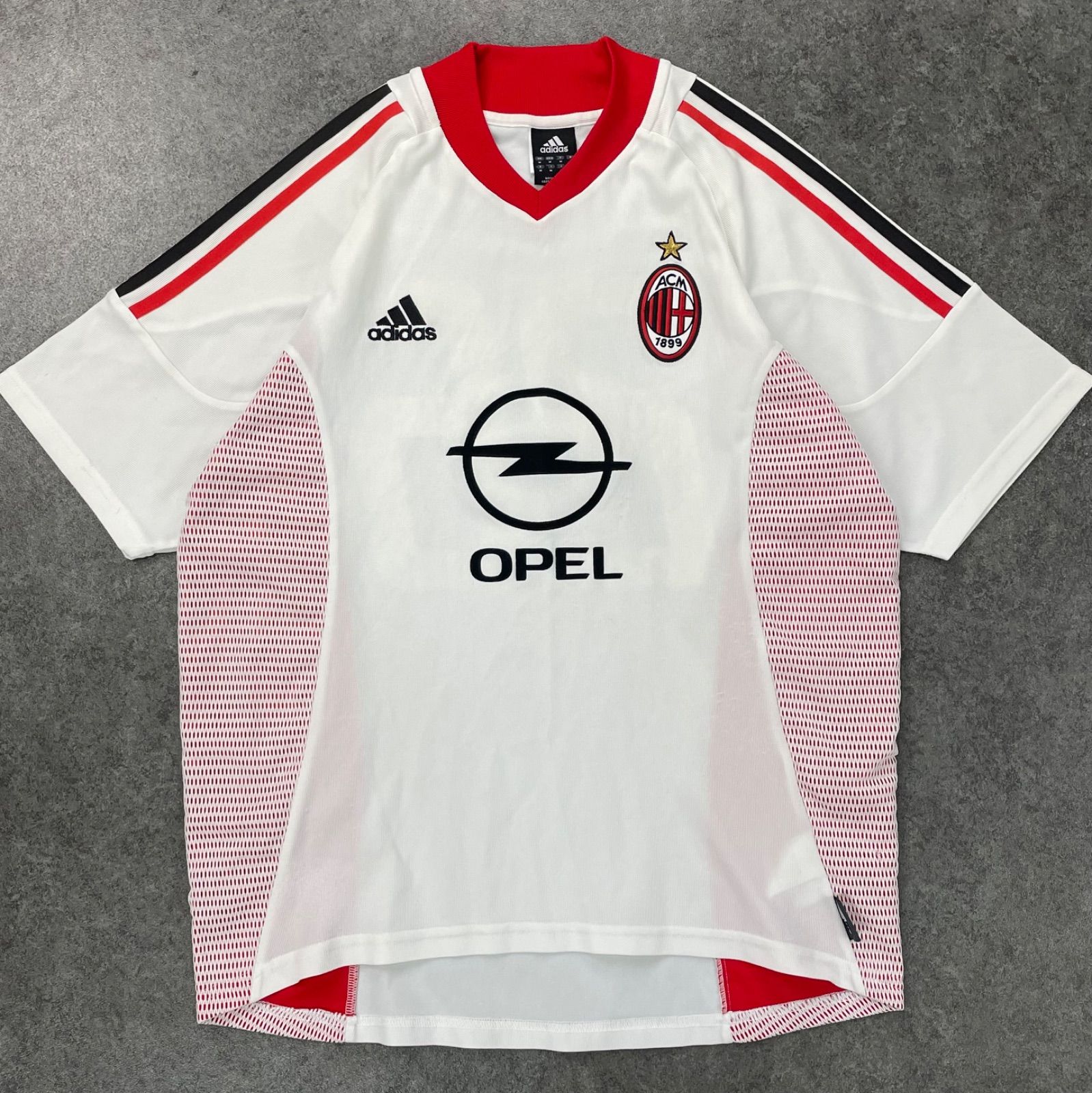 Made in ITALY adidas AC Milan 2002/2003 02/03 Away Jersey イタリア製 アディダス サッカー  ACミラン セリエA アウェイ ユニフォーム オーセンティック L - メルカリ