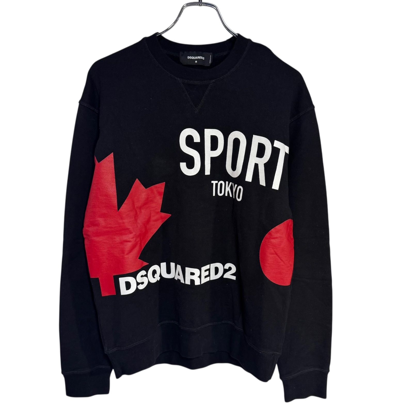 C351 DSQUARED2 ディースクエアード トレーナー スウェット ブラック 