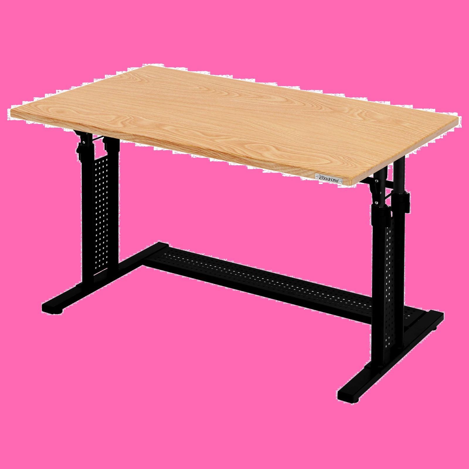 Bauhutte(バウヒュッテ) PCデスク 昇降式 (幅100×奥行き60