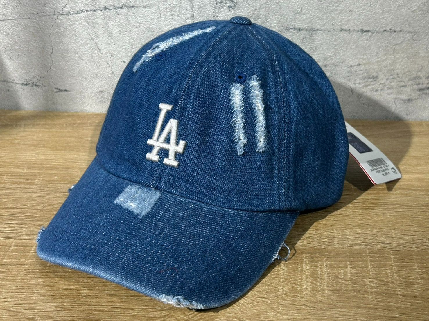 【韓国限定】MLB ドジャース ダメージキャップ MLB ドジャース ダメージ ウォッシュ キャップ カリナ 韓国
