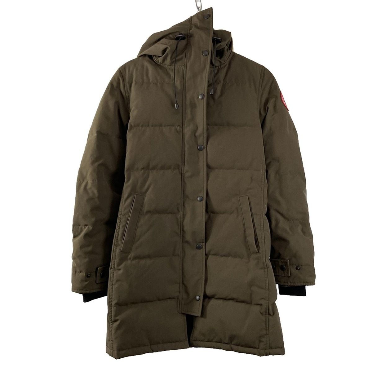 美品】カナダグースダウンジャケットカーキ