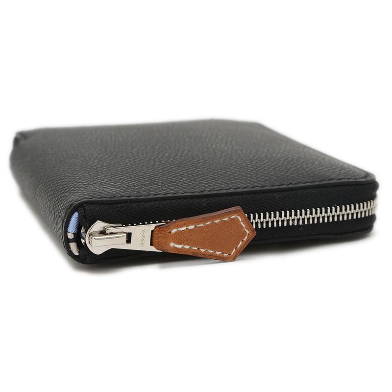 エルメス アザップコンパクト シルクイン 財布 エプソン ブラック W