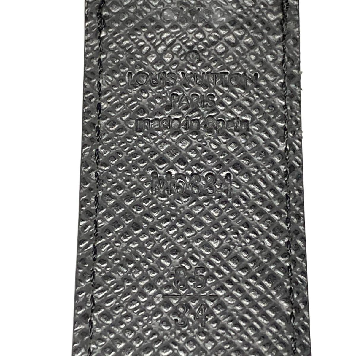 良品 ルイヴィトン ダミエ グラフィット サンチュール シルバー 金具 ベルト LOUIS VUITTON(ルイヴィトン) ベルト ダミエグラフィット サン