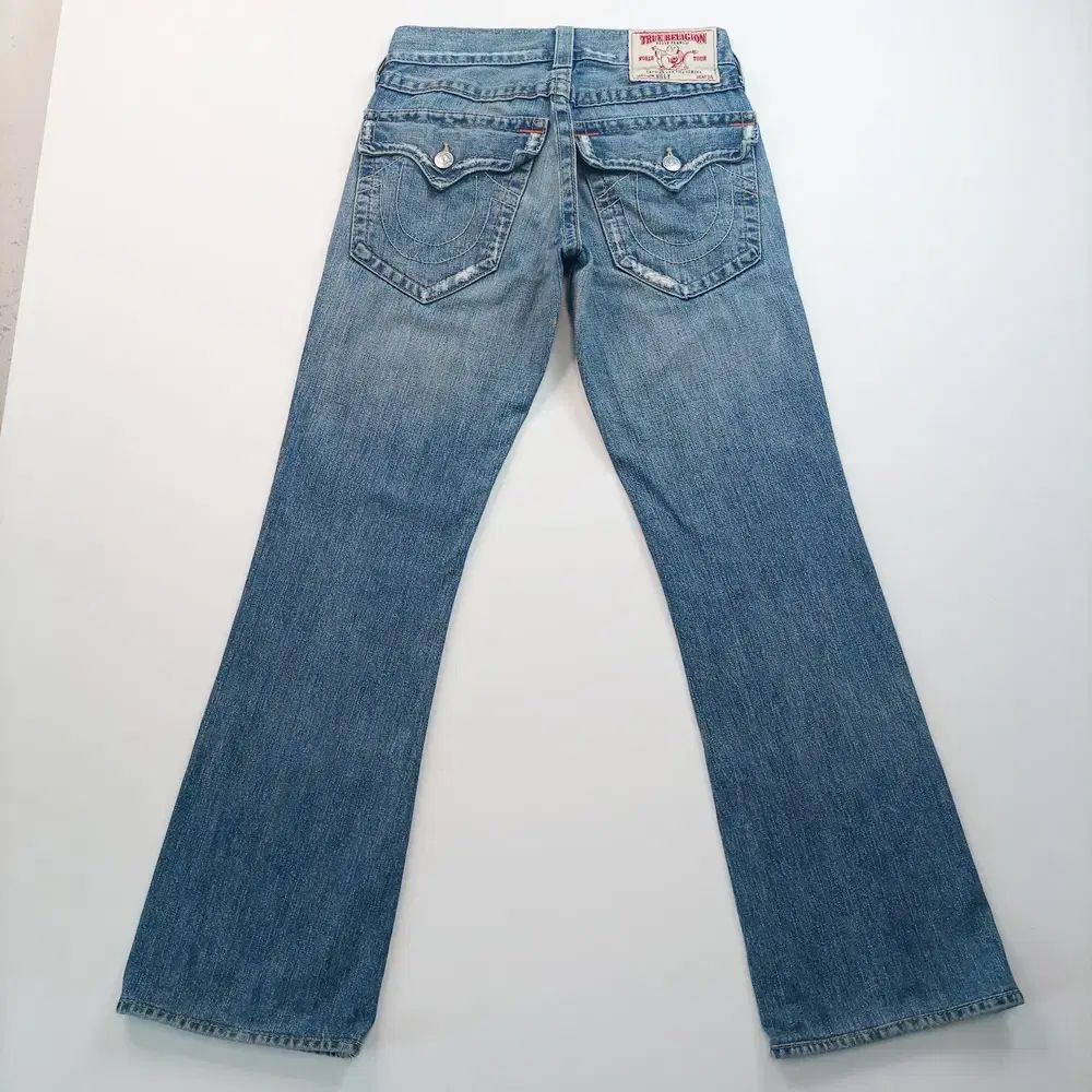 雷市場（ポンジャン）商品韓国直送】 TRUE RELIGION(トゥルーレリジョン) デニム サイズ 27 ブーツカット ビリー ウォッシュ  レディース A3265 - メルカリ