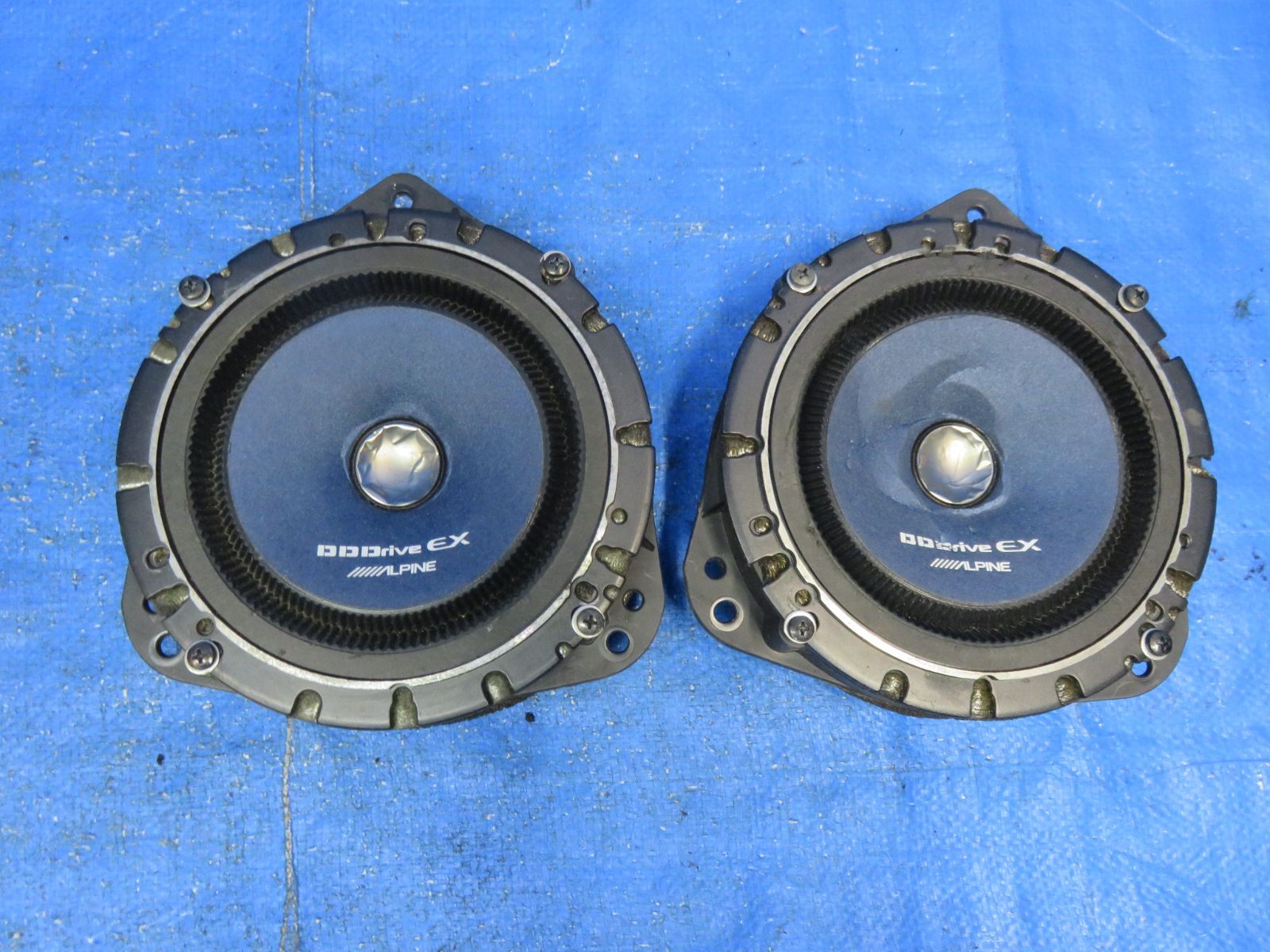 LA5981* 音出しOK アルパイン DDDriveEX 16cm 2WAY セパレート