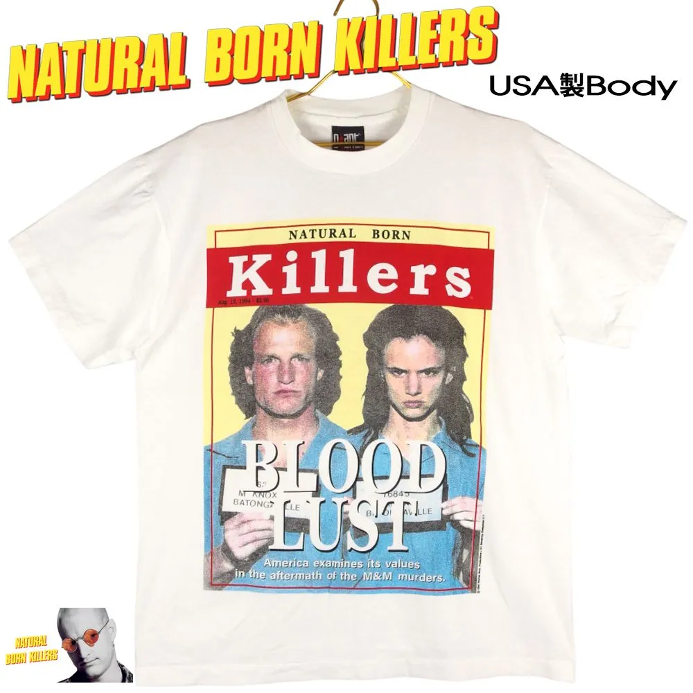 155 ナチュラルボーンキラーズ 1994年 ムービー Tシャツ USA製 ホワイト Lサイズ Natural Born Killers 映画T  タランティーノ アメリカ製 美品 Nine Inch Nails メンズ レディース フォトプリント レア  稀少|mercariメルカリ官方指定廠商|Bibian比比昂代買代購