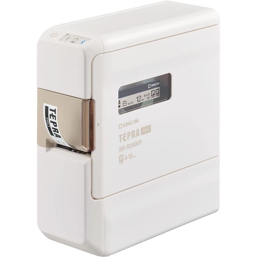 キングジム ラベルプリンター テプラPRO スマートフォン Bluetooth接続 ホワイト SR-R2500Pシロ